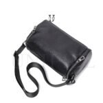 CRD17822001 Morral de cuero vacuno negro 6
