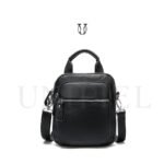 MRU00522001 Morral de cuero vacuno Negro 1