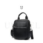 MRU00522001 Morral de cuero vacuno Negro 4