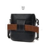 MRU00522001 Morral de cuero vacuno Negro 3