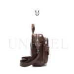 MRU00522003 Morral de cuero vacuno Marron 3
