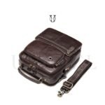 MRU0132002 Morral de cuero vacuno Moro 2
