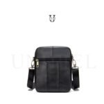 MRU07722137 Morral de cuero vacuno Café 7