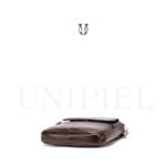 MRU07722137 Morral de cuero vacuno Café 3
