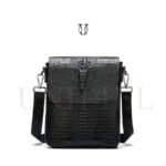 MRU07922001 Morral de cuero vacuno Negro 1