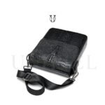 MRU07922001 Morral de cuero vacuno Negro 5