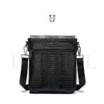 MRU07922001 Morral de cuero vacuno Negro 2