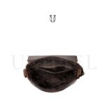 MRU07922001 Morral de cuero vacuno Negro 7