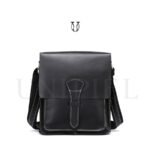 MRU09022001 Morral de cuero vacuno Negro 1