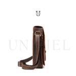 MRU09022003 Morral de cuero vacuno Marrón 4