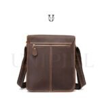 MRU09022003 Morral de cuero vacuno Marrón 3