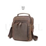 MRU11522002 Morral de cuero vacuno Marrón 2
