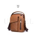 MRU12422005 Morral de cuero vacuno Natural 2