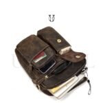 MRU13122002 Morral de cuero vacuno moro 4