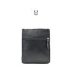 MRU03212001 Morral de cuero ovino Negro 2