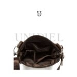 MRU01122001 Morral de cuero vacuno negro 5