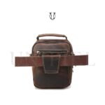 MRU15622002 Morral de cuero vacuno Moro 3
