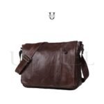 MRU07222003 Maletín Morral de cuero res Marrón 2