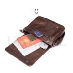 MRU07222003 Maletín Morral de cuero res Marrón 6