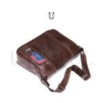MRU07222003 Maletín Morral de cuero res Marrón 7