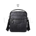 MRU12622001 Morral Cuero de Res Negro 2