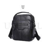 MRU12622001 Morral Cuero de Res Negro 1