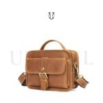 MRU15922032 Maletín Morral de Cuero Res Natural Jaspeado 2
