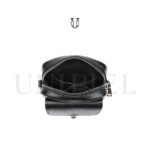 MRU16322001 Morral de Cuero Vacuno Negro 4
