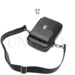 MRU16322001 Morral de Cuero Vacuno Negro 7