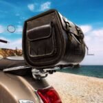 MLT052-2 Maleta de cuero para Moto con bolsillo en lados 2