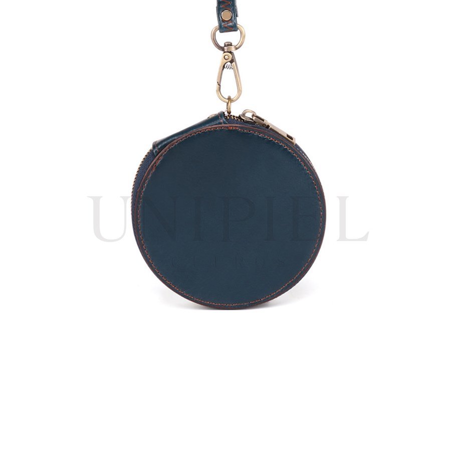MDU01012055 Monedero cuero vacuno color Azul