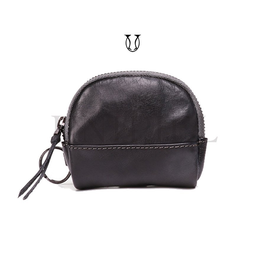 MDD01122001 Monedero tarjetero cuero vacuno color Negro