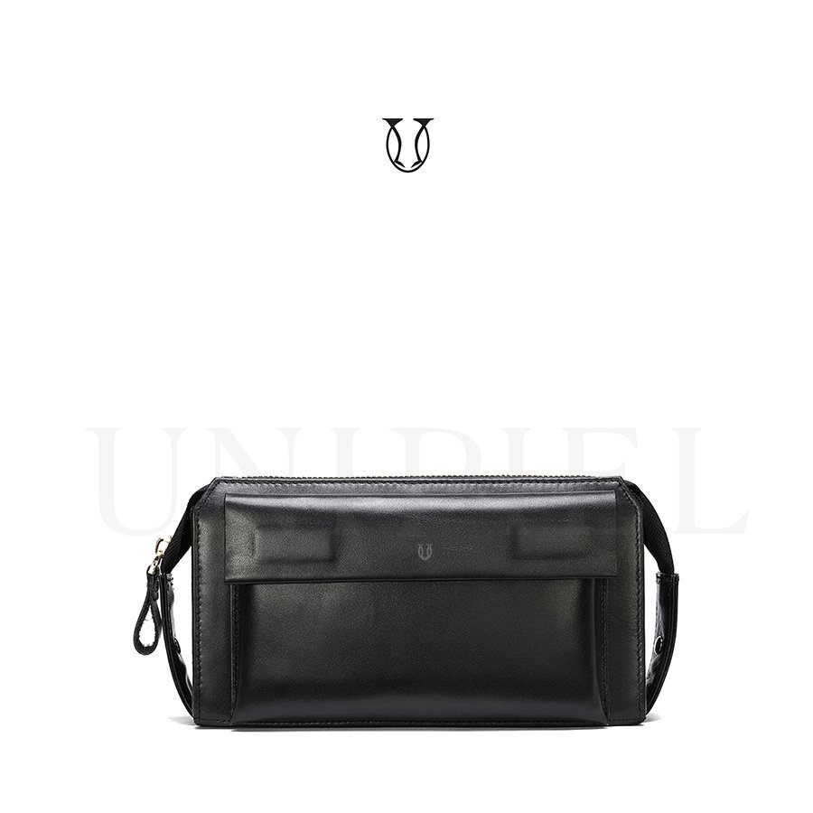 NEC02222001 Neceser de cuero vacuno color negro