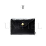 PDU04822001 Monedero tarjetero cuero vacuno Negro 1