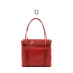 CAT-6-2 Cartera de cuero vacuno Rojo 2