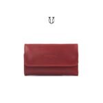 PTL00122012 Porta llave de cuero vacuno color rojo 1