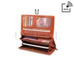 BID03322001 Billetera de cuero vacuno Negro 2
