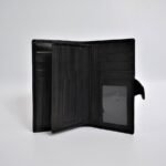 BIC05922033 Billetera de saco cuero res color negro 2