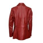 CSD0041212 Saco de cuero guante ovino color rojo 2