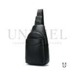 MHU04722001 Mochila canguro de cuero vacuno negro 3
