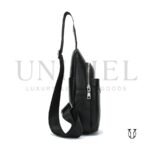 MHU04722001 Mochila canguro de cuero vacuno negro 5