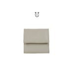 MDU0011721 Monedero de cuero vacuno color Marfil 1