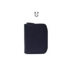 MDD01022001 Porta documentos tarjetero de cuero vacuno color negro 1