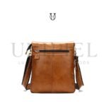 MRU09322003 Morral de cuero vacuno Natural 2