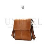 MRU09322003 Morral de cuero vacuno Natural 3