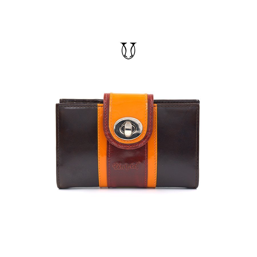 BID-7-1 Billetera de cuero vacuno color negro