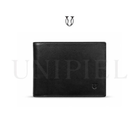 BIC00623001 Billetera cuero c/sencillera Luxury negro