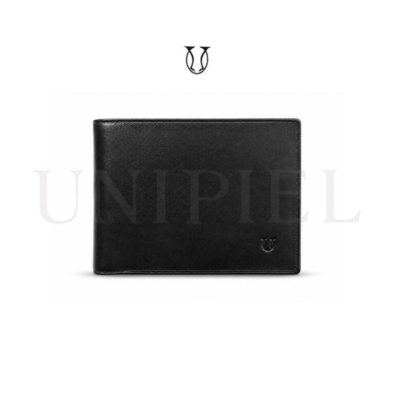 BIC00623001 Billetera cuero c/sencillera Luxury negro