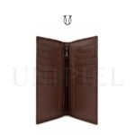 BIC06122002 Billetera de cuero Md. Saco fino c/cierre full tarjeteros moro 2