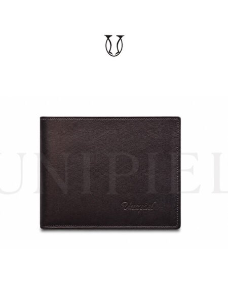 BIC0662201 Billetera de cuero Md. washington c/sencillera Res color negro